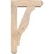 Ekena Millwork Funston Craftsman Smooth Bracket w/ Offset Brace, Douglas Fir, 5 1/2"W x 18"D x 30"H BKT0604X18X30FST04SDF - alternate 2